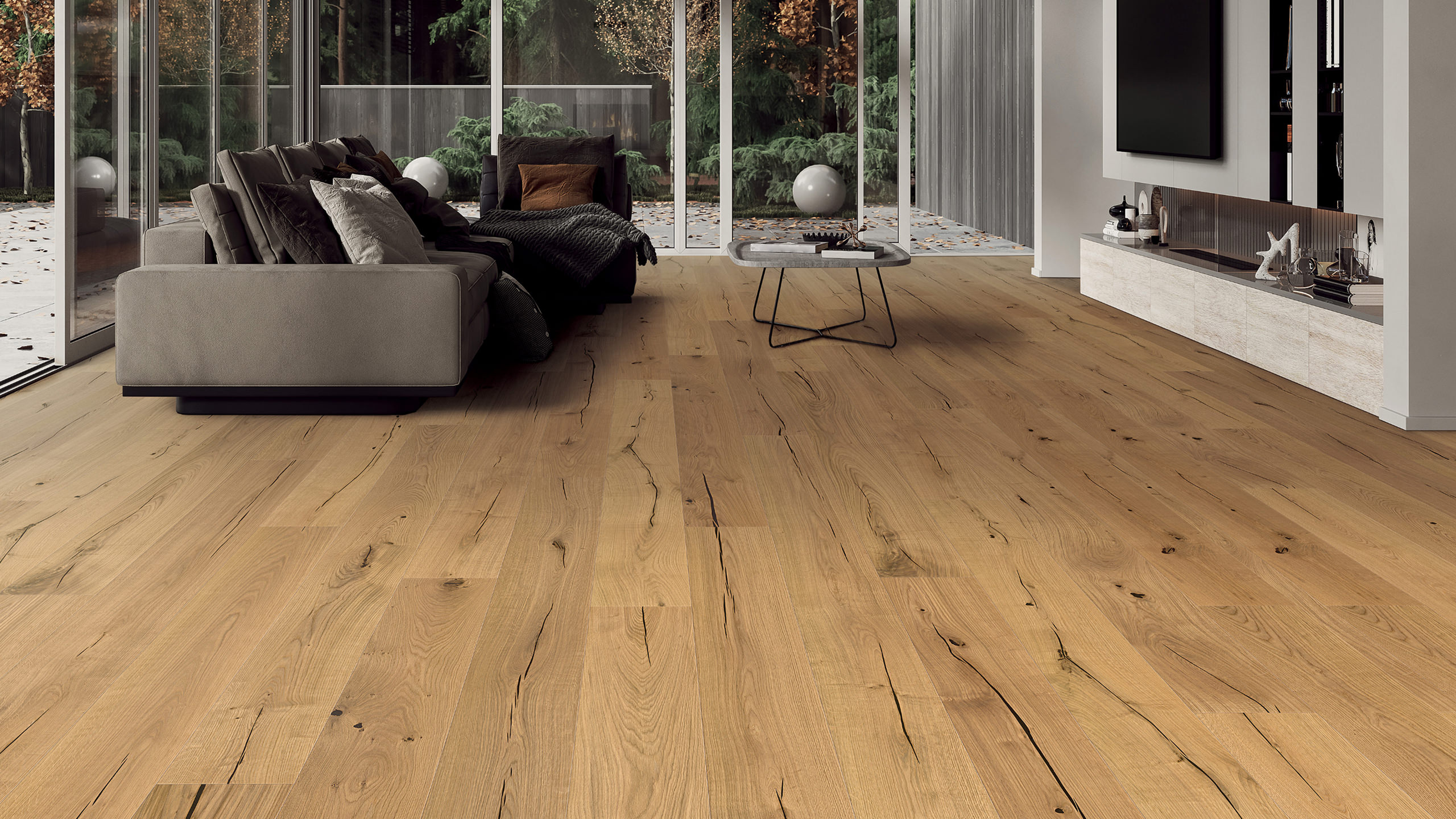 Hardwood flooring